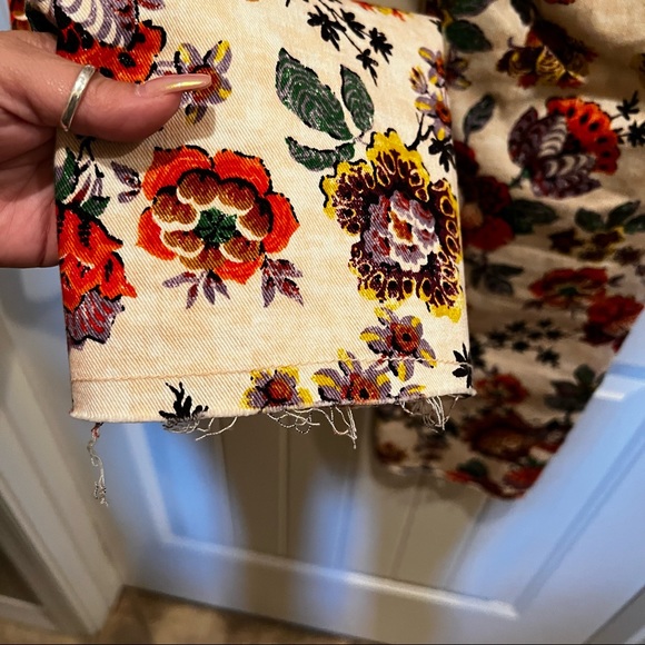 Anthropology, Pilcro The Cigarette Slim Straight Jeans Floral - Picture 10 of 16